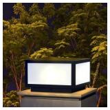 JHOTEC Modern LED Outdoor Post Light IP54 10x10in