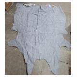 Gray Soft Cowhide Leather Hide
