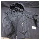DKNY Black Puffer Jacket LG