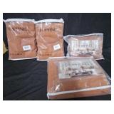 Topfinel Curtains Red Clay 4pk