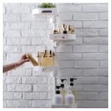 shuang qing 4-Tier Corner Shower Caddy White
