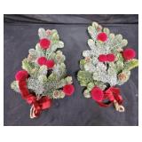 Christmas Decor Holiday Swag 2pc