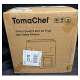 TomaChef 5.3QT 10-in-1 Smart Air Fryer wWindow