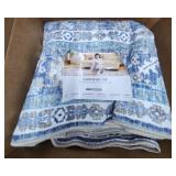 OPPODREAM Rug 4x6 Soft Vintage Low-Pile Blue