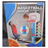 Blue Toddler Basketball Hoop Set Adj. Ht.