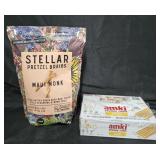 Stellar pretzel braids 32oz. Amki sesame thins