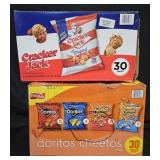 Crackers Jack 30 individual bags. Doritos/Cheetos