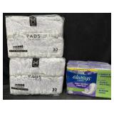 2- 30ct. Bags of Size 6 Total Protection Pads for