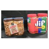 2- Creamy peanut butter 40oz each. 2- Jif creamy