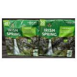 2- 20ct. Packs of Irish Spring Larger Soap Bars