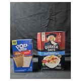 Pop Tarts 48 count variety box. Quaker minute
