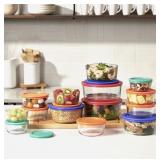Pyrex Simply Store 28-Piece Glass Food Storage