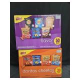 Frito Lay snack chips one box of 50 bags and box