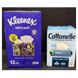 12- Cube Boxes of Kleenex Ultra Soft Facial