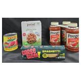 Cento crushed tomatoes 28oz. Carbe Diem spaghetti
