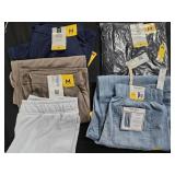 Women's size Medium pants, wide leg,  light