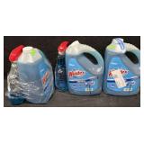 3- 1 Gallon Jugs and 2- 32f.oz. Bottles of Windex
