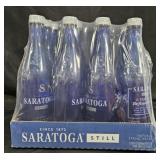 Saratoga spring water 12 pack 28oz bottles