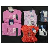 Girl's size 5T Gap outfits, size 6 nightgowns and