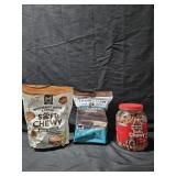 Dog Treats: peanut butter & banana 48oz. Rawhide