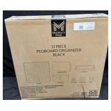 12-Piece Pegboard Organizer