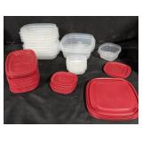 30pc. Rubbermaid Plastic Food Storage Container