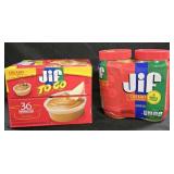 Jif ToGo 36 individual cups. 2- Jif creamy peanut