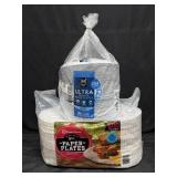 600ct. Bag of Heavy Duty 9ï¿½ Paper Plates