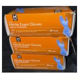 3- 200ct. Boxes of Large Nitrile Exam Gloves