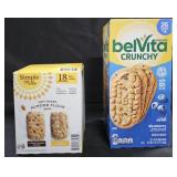 Simple Mills almond flour bars 18 count. BelVita