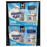 2- 200ct. Boxes of Tall 13-Gallon Kitchen Trash