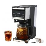 Sykaffe 3-in-1 12-Cup Prog. Coffee Maker Black