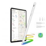 HiWe Stylus Pen for iPad 2018 Find My Tilt White