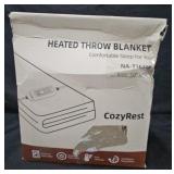 CozyRest 50x60 Heated Throw Blanket
