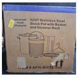 Advanced Royal Champion 52QT SS Stock Pot w Basket