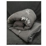 Bamboo Soft Lightweight Quilted Blanket Gray