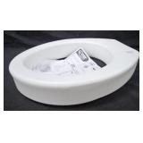 Carex Raised Toilet Seat White Comfort Height