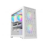 SAMA V Mesh White ATX Mid-Tower Gaming PC Case