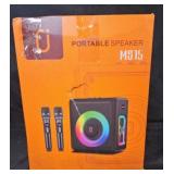 Orange Portable Speaker MS15 w 2 Mics