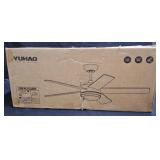 YUKAO Ceiling Fan LED DC Motor