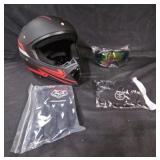 Mixed lot of Motocross Set 4pc Black  Red