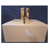 Gold Glass Vase Decorative Centerpiece