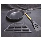 Lodge Cast Iron Skillet Set 3pc Grill Insert