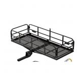 Black Hitch Mount Cargo Carrier Basket