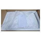 White Two-Shelf Table YD-WD05 24x12x24