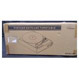 Voksun Vintage Suitcase Turntable 3-Speed