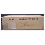 OPONL Ceiling Fan Light FJ1008A-3B52-B2
