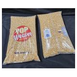 2- Pop Weaver popcorn 12.5lb each bag