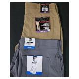 Men's size 38x30 straight pants and size 36x32
