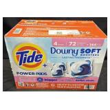 72ct. Box of Tide Power Pods Downy Soft Laundry